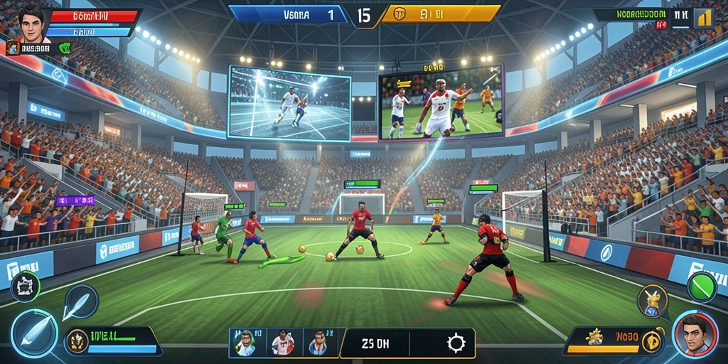 Ikuti petualangan seru di arena.