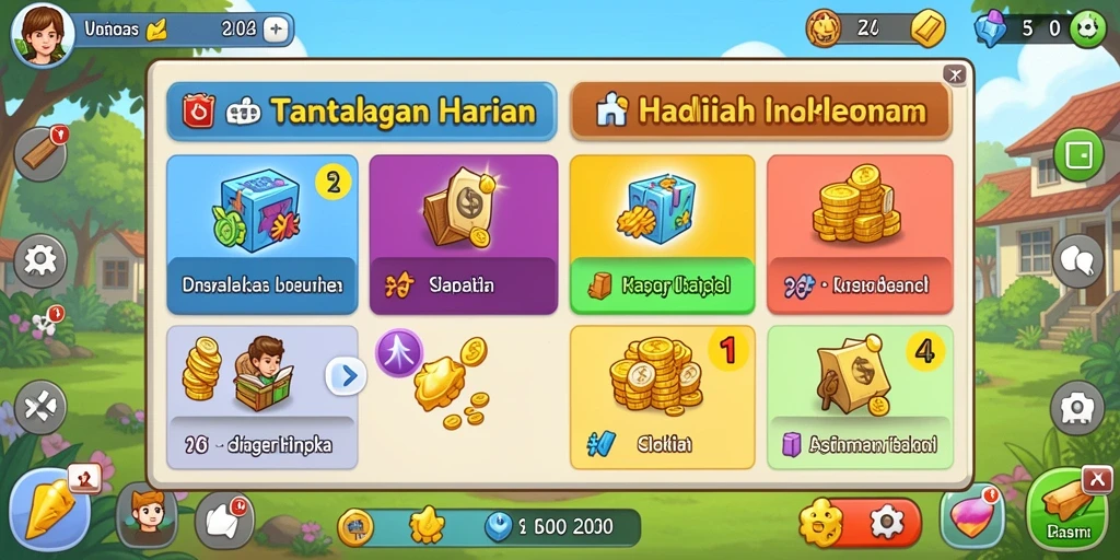 Karakter unik dan bervariasi yang bisa Anda pilih.