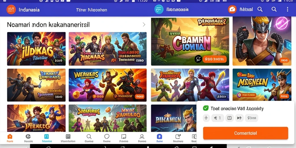 Tantangan menarik di setiap level permainan.
